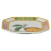 Idyllia Vide Poche Porcelain, Crystal Print Motif, Lemon, Yellow Idyllia Vide Poche Porcelain, Crystal Print Motif, Lemon, Yellow