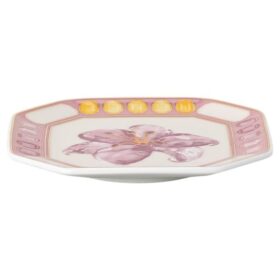 Idyllia Vide Poche Porcelain, Crystal Print Motif, Lily, Multicolored