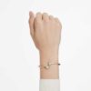 Imber Bangle Mixed Cuts, White, Gold-Tone Plated