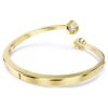 Imber Bangle Mixed Cuts, White, Gold-Tone Plated