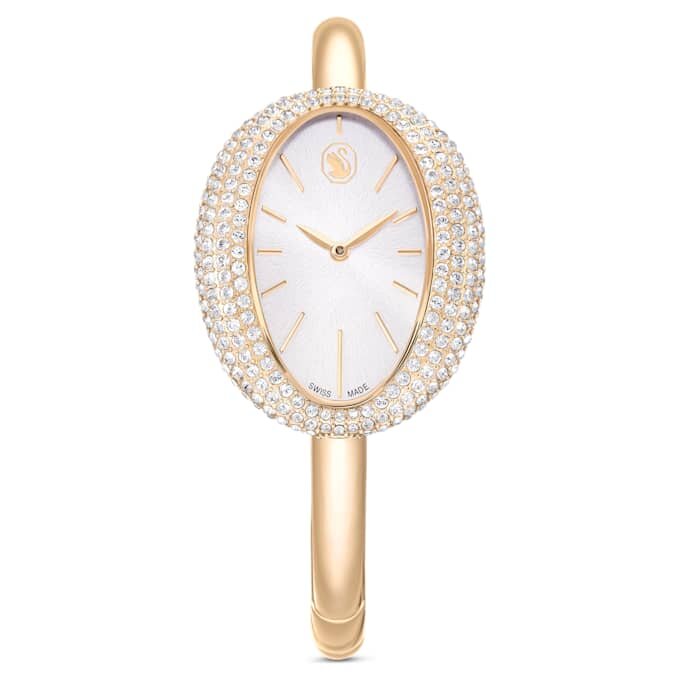 Imber Bangle Watch Swiss Made, Metal Bracelet, Gold Tone, Champagne Gold-Tone Finish Imber Bangle Watch Swiss Made, Metal Bracelet, Gold Tone, Champagne Gold-Tone Finish