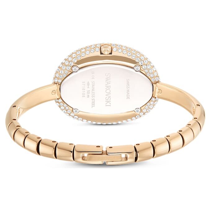 Imber Bangle Watch Swiss Made, Metal Bracelet, Gold Tone, Champagne Gold-Tone Finish Imber Bangle Watch Swiss Made, Metal Bracelet, Gold Tone, Champagne Gold-Tone Finish