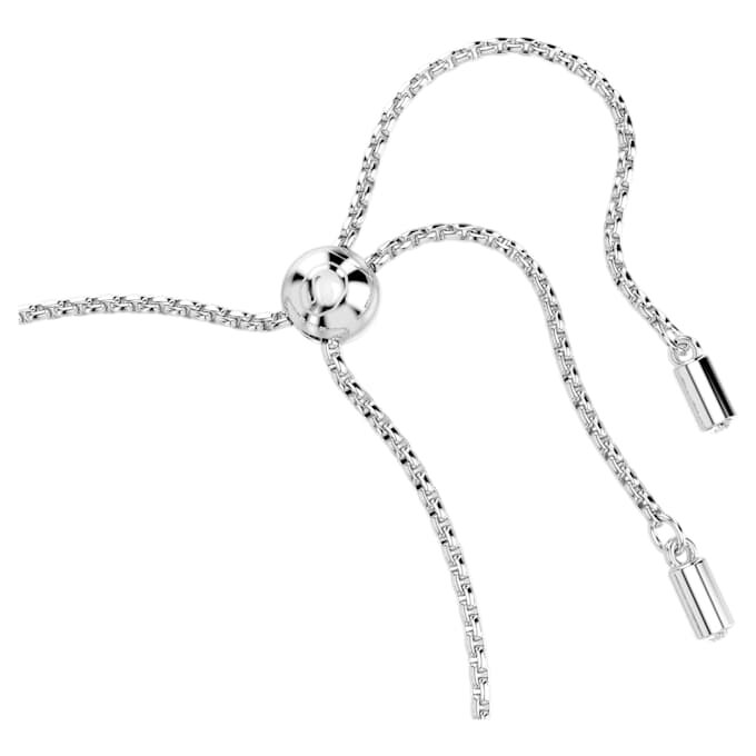 Imber Bracelet Mixed Round Cuts, Blue, Rhodium Plated Imber Bracelet Mixed Round Cuts, Blue, Rhodium Plated