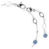 Imber Bracelet Round Cut, Blue, Rhodium Plated Imber Bracelet Round Cut, Blue, Rhodium Plated