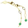 Imber Bracelet Round Cut, Green, Gold-Tone Plated Imber Bracelet Round Cut, Green, Gold-Tone Plated