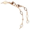 Imber Bracelet Round Cut, White, Rose Gold-Tone Plated