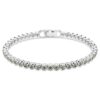 Imber Emily Tennis Bracelet Round Cut, Black, Rhodium Plated Imber Emily Tennis Bracelet Round Cut, Black, Rhodium Plated