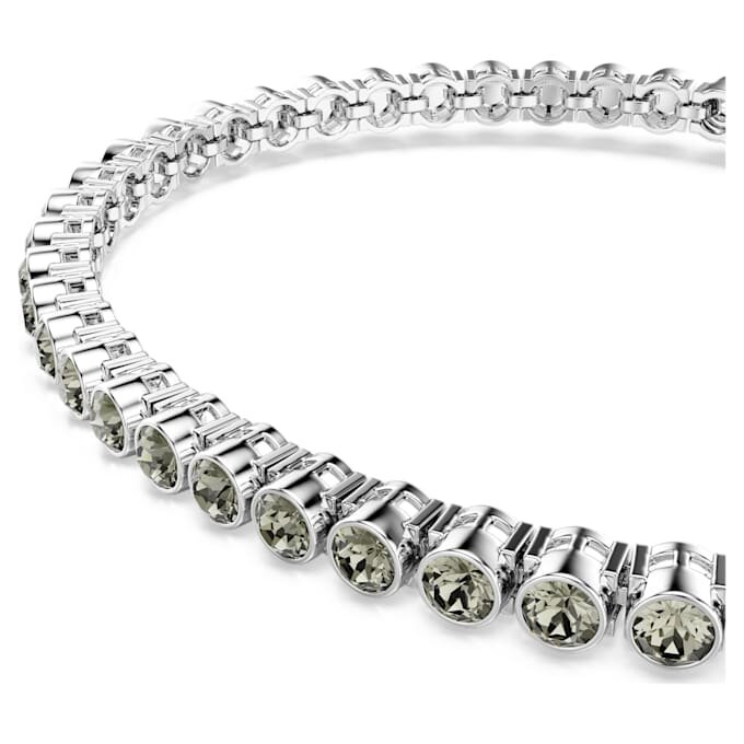 Imber Emily Tennis Bracelet Round Cut, Black, Rhodium Plated Imber Emily Tennis Bracelet Round Cut, Black, Rhodium Plated