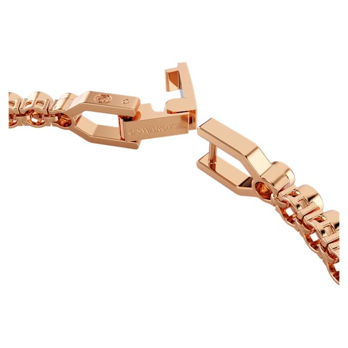 Imber Emily Tennis Bracelet Round Cut, Black, Rose Gold-Tone Plated Imber Emily Tennis Bracelet Round Cut, Black, Rose Gold-Tone Plated