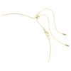 Imber Necklace Mixed Cuts, White, Gold-Tone Plated Imber Necklace Mixed Cuts, White, Gold-Tone Plated
