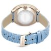 Imber Oval Watch Swiss Made, Leather Strap, Blue, Champagne Gold-Tone Finish Imber Oval Watch Swiss Made, Leather Strap, Blue, Champagne Gold-Tone Finish