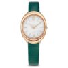 Imber Oval Watch Swiss Made, Leather Strap, Green, Rose Gold-Tone Finish Imber Oval Watch Swiss Made, Leather Strap, Green, Rose Gold-Tone Finish