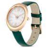 Imber Oval Watch Swiss Made, Leather Strap, Green, Rose Gold-Tone Finish Imber Oval Watch Swiss Made, Leather Strap, Green, Rose Gold-Tone Finish