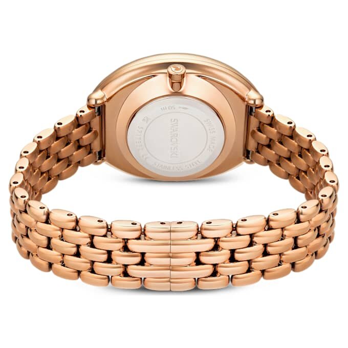 Imber Oval Watch Swiss Made, Metal Bracelet, Gold Tone, Rose Gold-Tone Finish Imber Oval Watch Swiss Made, Metal Bracelet, Gold Tone, Rose Gold-Tone Finish