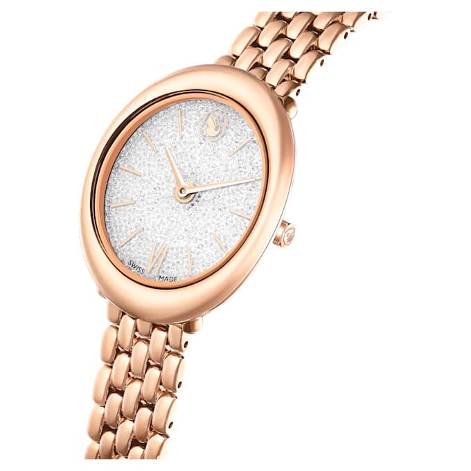 Imber Oval Watch Swiss Made, Metal Bracelet, Gold Tone, Rose Gold-Tone Finish Imber Oval Watch Swiss Made, Metal Bracelet, Gold Tone, Rose Gold-Tone Finish