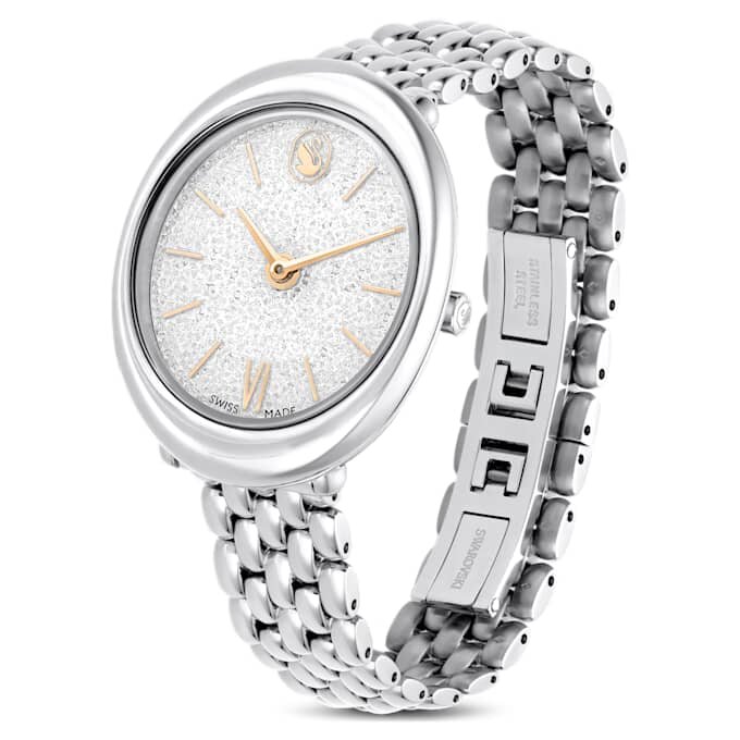 Imber Oval Watch Swiss Made, Metal Bracelet, Silver Tone, Stainless Steel Imber Oval Watch Swiss Made, Metal Bracelet, Silver Tone, Stainless Steel