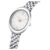 Imber Oval Watch Swiss Made, Metal Bracelet, Silver Tone, Stainless Steel Imber Oval Watch Swiss Made, Metal Bracelet, Silver Tone, Stainless Steel