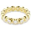 Imber Ring Round Cut, White, Gold-Tone Plated Imber Ring Round Cut, White, Gold-Tone Plated