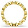 Imber Ring Round Cut, White, Gold-Tone Plated Imber Ring Round Cut, White, Gold-Tone Plated