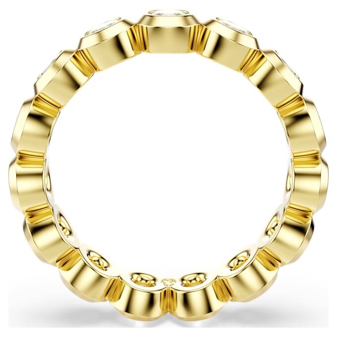 Imber Ring Round Cut, White, Gold-Tone Plated Imber Ring Round Cut, White, Gold-Tone Plated