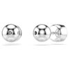 Imber Stud Earrings Round Cut, White, Rhodium Plated Imber Stud Earrings Round Cut, White, Rhodium Plated