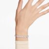 Imber Tennis Bracelet Round Cut, White, Rhodium Plated Imber Tennis Bracelet Round Cut, White, Rhodium Plated