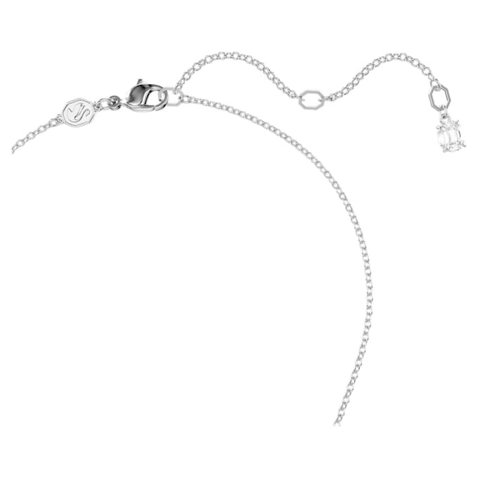 Insigne Pendant Round Cut, Star, White, Rhodium Plated Insigne Pendant Round Cut, Star, White, Rhodium Plated