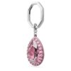 Key Ring Pear Cut, Pink Key Ring Pear Cut, Pink