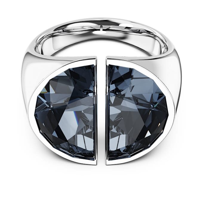 Lucent Cocktail Ring Gray, Rhodium Plated Lucent Cocktail Ring Gray, Rhodium Plated