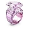 Lucent Cocktail Ring Octagon Cut, Pink Lucent Cocktail Ring Octagon Cut, Pink