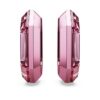 Lucent Hoop Earrings Octagon Shape, Small, Pink Lucent Hoop Earrings Octagon Shape, Small, Pink