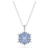 Magic Set Snowflake, Blue, Rhodium Plated Magic Set Snowflake, Blue, Rhodium Plated