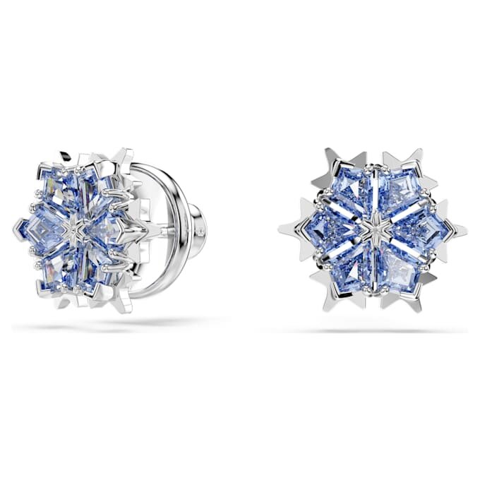 Magic Set Snowflake, Blue, Rhodium Plated Magic Set Snowflake, Blue, Rhodium Plated