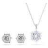 Magic Set Snowflake, Blue, Rhodium Plated Magic Set Snowflake, Blue, Rhodium Plated