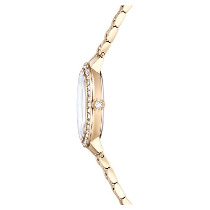 Matrix 3-Link Watch Swiss Made, Metal Bracelet, Gold Tone, Champagne Gold-Tone Finish Matrix 3-Link Watch Swiss Made, Metal Bracelet, Gold Tone, Champagne Gold-Tone Finish