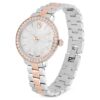 Matrix 3-Link Watch Swiss Made, Metal Bracelet, Silver Tone, Rose Gold-Tone Finish Matrix 3-Link Watch Swiss Made, Metal Bracelet, Silver Tone, Rose Gold-Tone Finish