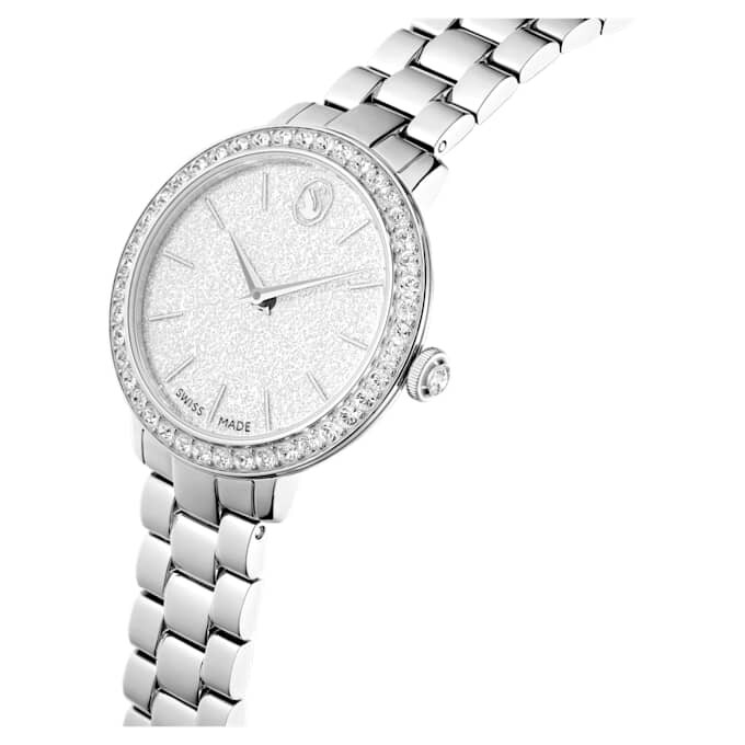 Matrix 3-Link Watch Swiss Made, Metal Bracelet, Silver Tone, Stainless Steel Matrix 3-Link Watch Swiss Made, Metal Bracelet, Silver Tone, Stainless Steel