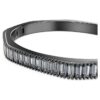 Matrix Bangle Baguette Cut, Octagon Shape, Gray, Ruthenium Plated Matrix Bangle Baguette Cut, Octagon Shape, Gray, Ruthenium Plated