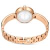 Matrix Bangle Watch Swiss Made, Crystal Bracelet, Green, Champagne Gold-Tone Finish