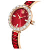 Matrix Bangle Watch Swiss Made, Crystal Bracelet, Red, Rose Gold-Tone Finish Matrix Bangle Watch Swiss Made, Crystal Bracelet, Red, Rose Gold-Tone Finish