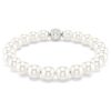 Matrix Bracelet Crystal Pearl, White, Rhodium Plated Matrix Bracelet Crystal Pearl, White, Rhodium Plated