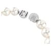 Matrix Bracelet Crystal Pearl, White, Rhodium Plated Matrix Bracelet Crystal Pearl, White, Rhodium Plated