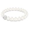 Matrix Bracelet Crystal Pearl, White, Rhodium Plated Matrix Bracelet Crystal Pearl, White, Rhodium Plated