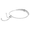 Matrix Bracelet Gradient of Round Cuts, White, Rhodium Plated Matrix Bracelet Gradient of Round Cuts, White, Rhodium Plated