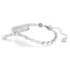 Matrix Bracelet Mixed Cuts, White, Rhodium Plated Matrix Bracelet Mixed Cuts, White, Rhodium Plated