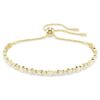 Matrix Bracelet Round Cut, White, Gold-Tone Plated Matrix Bracelet Round Cut, White, Gold-Tone Plated