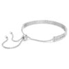 Matrix Bracelet Round Cut, White, Rhodium Plated Matrix Bracelet Round Cut, White, Rhodium Plated