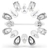 Matrix Brooch Pear Cut, White, Rhodium Plated Matrix Brooch Pear Cut, White, Rhodium Plated