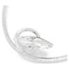 Matrix Choker Baguette Cut, White, Rhodium Plated Matrix Choker Baguette Cut, White, Rhodium Plated