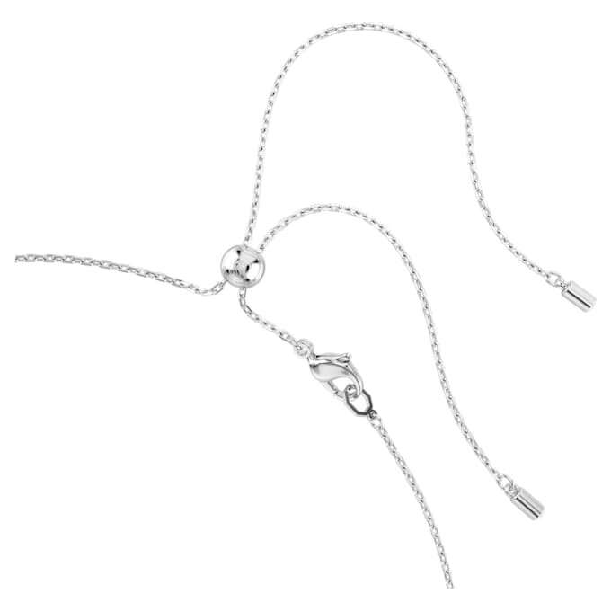 Matrix Choker Mixed Cuts, Blue, Rhodium Plated Matrix Choker Mixed Cuts, Blue, Rhodium Plated